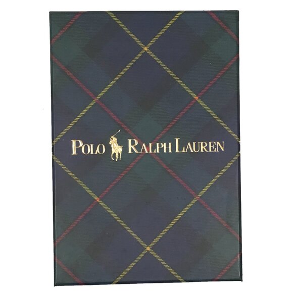 NEW Polo Ralph Lauren 2 Pair Sock Set in Gift Box! Red & Green Tartan Plaid - Picture 2 of 3
